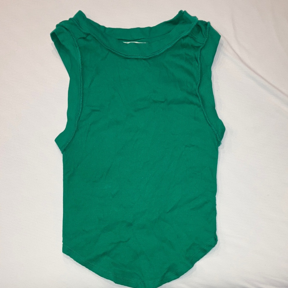 We The Free green Tank Top